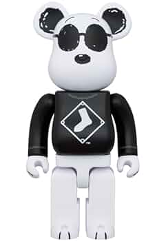 Amazon.co.jp: MLB × PEANUTS BE@RBRICK SNOOPY(WHITE SOX) 1000